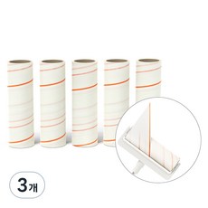 무아스 브러시 길이조절 테이프 클리너 리필 5p, 3개