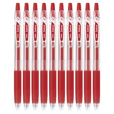Pilot Juice 中性筆 0.38mm, 紅色, 10個