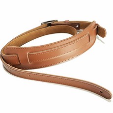 Koname 民謠吉他背帶 肩帶 皮革吉他背帶 棕色, 1個