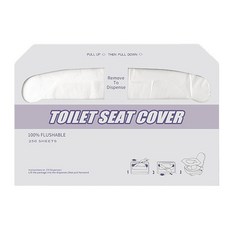 Mass 生活好物 一次性馬桶坐墊紙 250片/包, 白色, 43 x 38cm, 1包