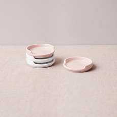 BOWLBOWL 韓國製 Nordic BolBol 筷匙架, 白色+粉紅色, 4個