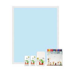 맘스보드 루나 보드 베이직 3종 해피 앨리 세트, 루나화이트 + 블루, 1개