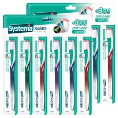 시스테마 듀얼액션 칫솔, 6개입, 2개