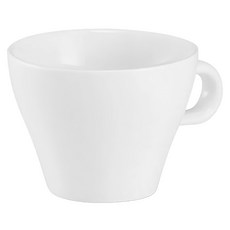 tescoma 白瓷寬口馬克杯/水杯/茶杯/咖啡杯 含杯耳11 x 8 x 6.5cm 154g 150ml, 白色, 1個