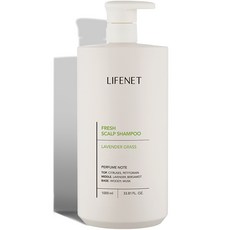 LIFENET 油性頭皮洗髮精 清新薰衣草味, 1L, 1瓶