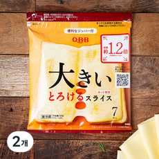 QBB 잘녹는 슬라이스 치즈 7개입, 126g, 1개입, 2개