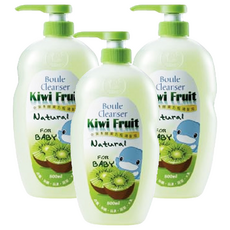 KU.KU Duckbill 酷咕鴨 奇異果酵素奶瓶清潔液, 800ml, 3瓶