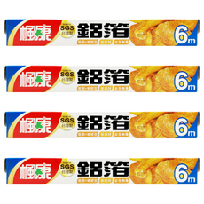 楓康 家用鋁箔紙, 寬30cm, 6m, 4盒