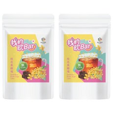 FOODHO 食在美好 我的飲Bar 桂花黑糖塊, 17g, 6個, 2袋