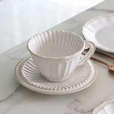 TINNY BLANC Minuet 咖啡杯組 350ml, 1套, 白色