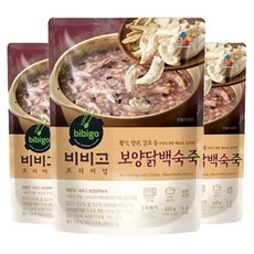비비고 보양닭백숙죽, 420g, 3개