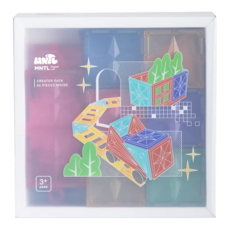 創造者磁力片組合 Set, 粉彩色, 1組