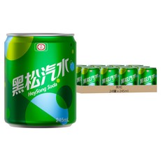 黑松 汽水, 245ml, 24罐