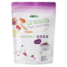 統一生機 脆穀優果麥片 香甜紫藷, 240g, 1包