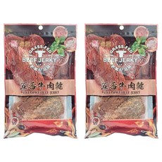 德昌五香牛肉乾 傳統風味 獨立包裝 休閒零食首選, 100g, 2包