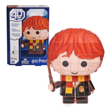 SPIN MASTER 4D Build 立體拼圖 12歲以上, 哈利波特系列 榮恩, 87片, 1盒