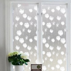 WE CHAMP 無膠玻璃靜電貼 45*200cm, 蒲公英, 1個