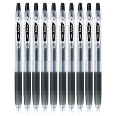 파이롯트 쥬스 젤잉크펜 1.0mm LJU-10M, 블랙, 10개