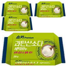 Soki Mugunghwa 優質過碳酸鈉洗衣皂, 200g, 4個