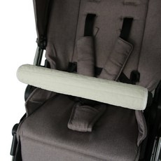 Momsforyou 100支紗絎縫嬰兒推車安全桿保護套, 1個, 素色