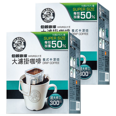 金車 MR.BROWN 伯朗咖啡 大濾掛咖啡 義式中深焙, 15g, 10包, 2盒