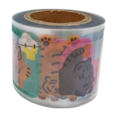 MUZIK TIGER 無業老虎 紙膠帶 附盒 4.1 x 4.1 x 3.7cm, 無業老虎 MUZIK TIGER, 1個