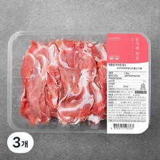 돈마루한돈 앞다리 불고기용 (냉장), 1kg, 3개