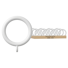 WINDOW DRESS 窗簾環 35mm, 30個, 白色