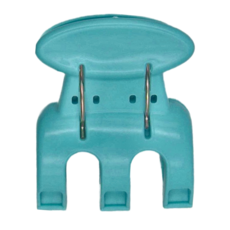 橘之屋 強力衣物夾 4個 夾力強勁 防風止滑, 藍色, 2組