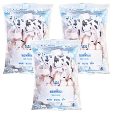 Saeng Thai 牛奶糖110g*3袋, 泰國經典牛奶糖, 香醇濃郁, 獨立包裝, 110g
