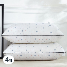 레인보우 클래식 라인 베개 700g, 크라운, 4개