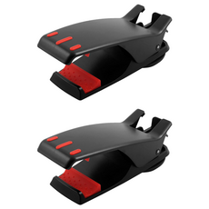 車用儀表板手機平板支架 15 x 5.3 x 5cm, 黑色, 2個