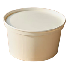 CLEAN 克林 環保圓形紙餐盒 可微波加熱（耐熱200度） 可冰箱冷藏（耐冷-20度） 進烤箱, 40個, 1組