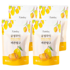 Fairday 페어데이 공정무역 바른 건망고 망고100%, 150g, 4개