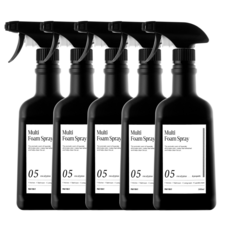 Prey Poit 多透明泡沫噴霧, 5個, 500ml