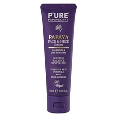 P'URE PAPAYACARE 淨天然 木瓜金盞花 臉部脖頸乳液, 50ml, 1個