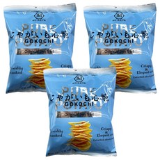 PurePotato Gokochi原味海鹽洋芋片, 3包, 54g