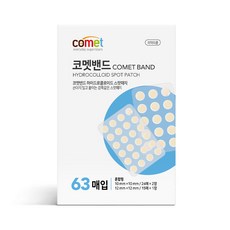코멧 하이드로콜로이드 스팟패치 혼합형, 63매입, 1개