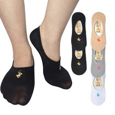 BEVERLY HILLS POLO CLUB 比佛利保羅 女性用高級刺繡隱形襪 5入