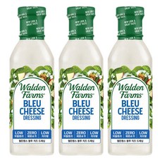 Walden Farms 藍紋乳酪醬, 3個, 355ml