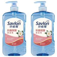 Savlon 沙威隆 抗菌保濕沐浴乳 白茶清香 潔淨保濕 清新體驗, 850g, 2瓶