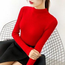 PEONIST 女性半高領針織上衣