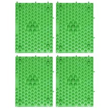 LIVING DUO 足部按摩墊, 4件, 綠色