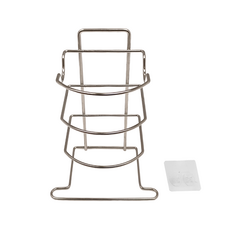 Easy 易立家 304不鏽鋼吹風機架 無痕壁掛, 透明色貼片, 1組