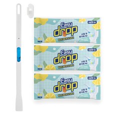 Easy drop 馬桶清潔刷手柄 檸檬香 + 補充盒 36入, 1個