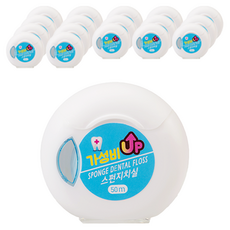 가성비업 스펀지 치실 50m, 6개입, 3개