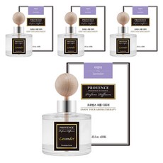 더허브샵 프로방스 퍼퓸 차량용 디퓨저 120ml, 라벤더향, 4개