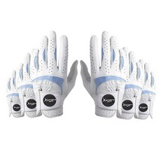 xspiders 中性款羊皮高爾夫手套 雙手用, 混色, 3組