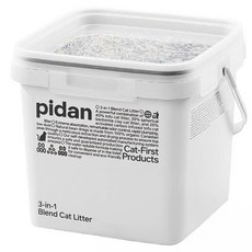 pidan 3in1 三合一混合 寵物貓砂 (豆腐砂 + 活性碳 + 礦砂), 5.2kg, 1桶, 無香