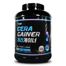 MAKE BODY 健身蛋白質補充品 增重Gera Gainer 巧克力口味, 4kg, 1個